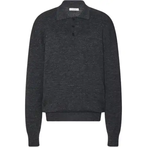 THE ROW Sweaters Women's Gray Pointed Collar Moderate Other