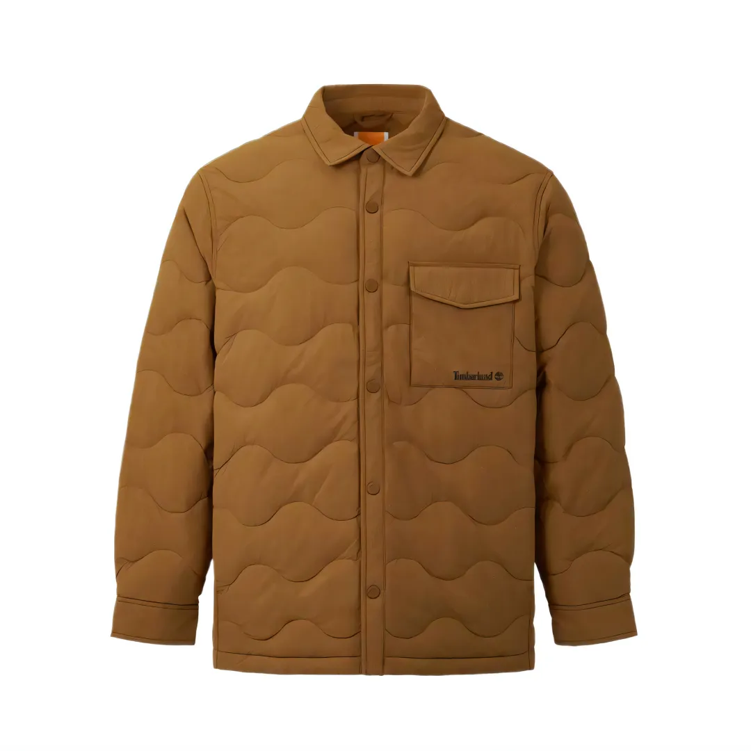 Timberland Down Jackets Men's Khaki Lapel Moderate