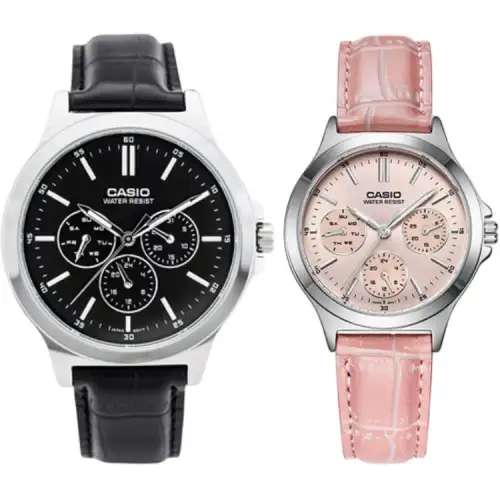 CASIO Unisex Pair Table Series 33.2mm Black Watch