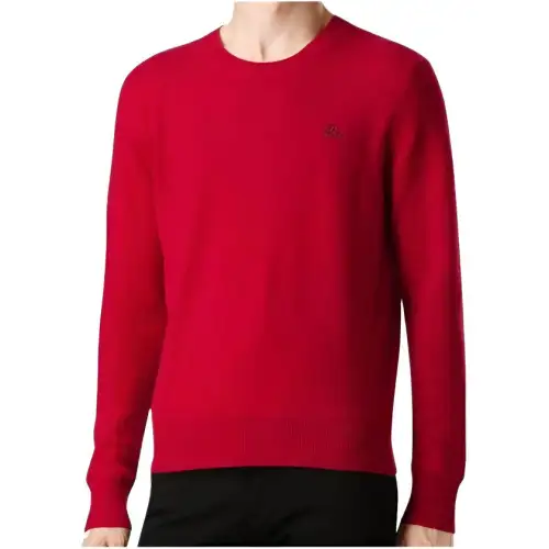 Burberry Sweaters Men's Red Crew Neck Moderate Other