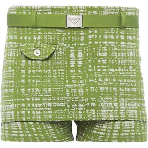 PRADA Casual Shorts Men's Green Moderate