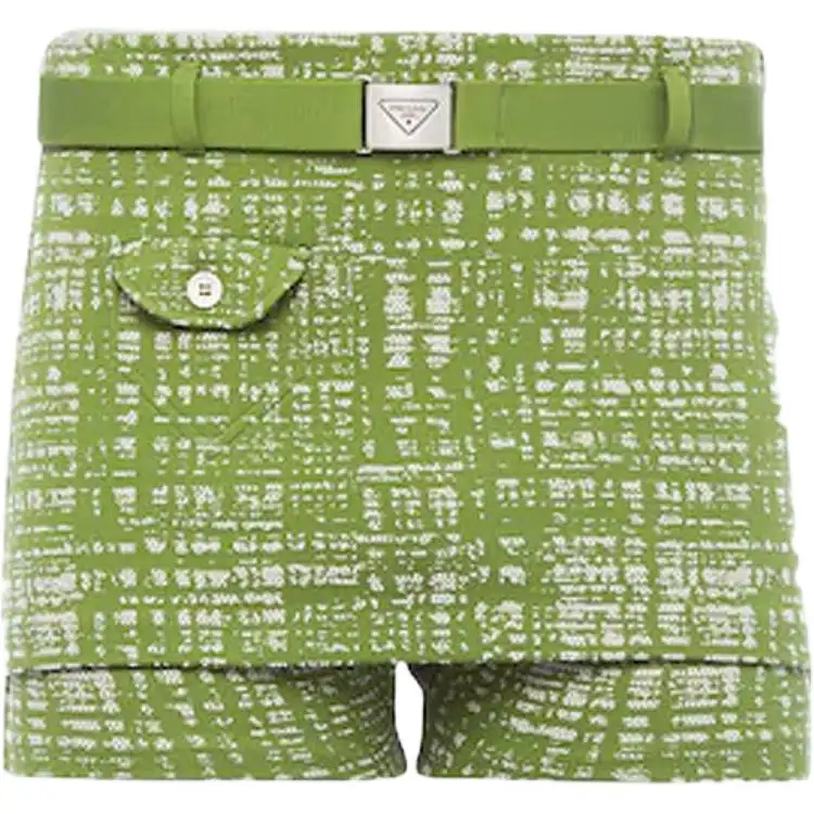 PRADA Casual Shorts Men's Green Moderate