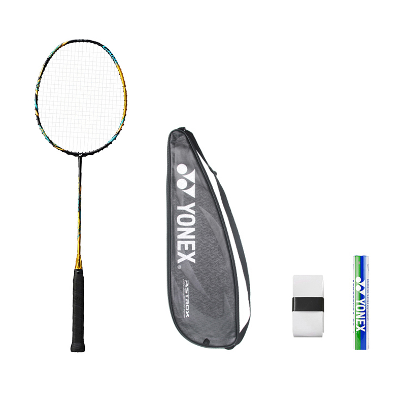 YONEX Tianfu AX88D GAME Badminton Rackets Offensive Type Heavy Head, Stiff Shaft Advanced Level 674mm Black Yellow