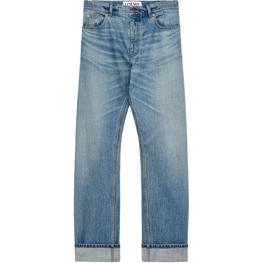 Мужские штаны LOEWE LOEWE SS24 (голубые)