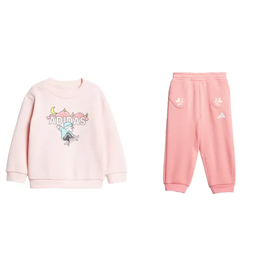 Adidas Casual Sportswear KNIT CREW SUIT SET