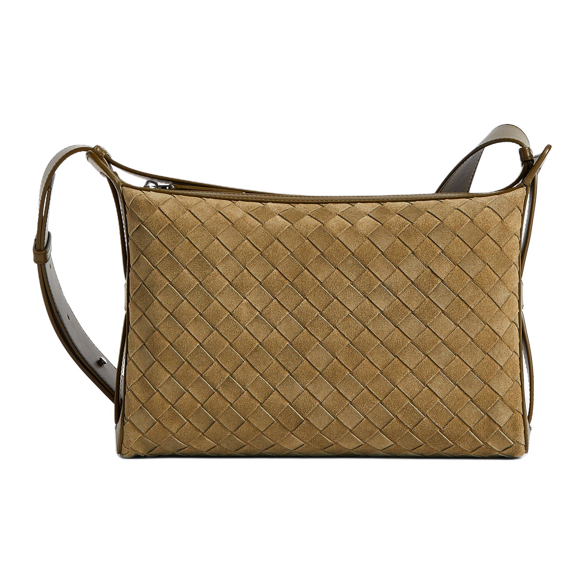 Мужская сумка Bottega Veneta Intrecciato (коричневый)