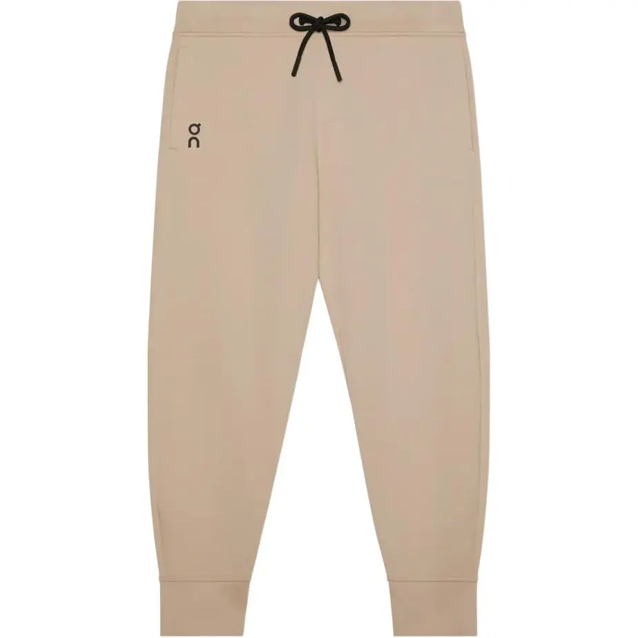 On drawstring track pants