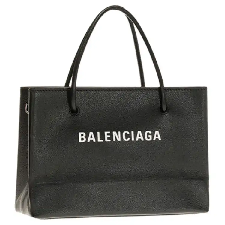 Balenciaga Leather One Shoulder Handbag Regular Women's Black