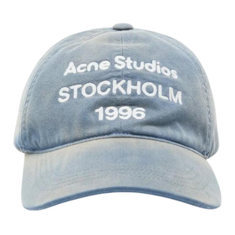 Кепка Acne Studios (темно-синяя)