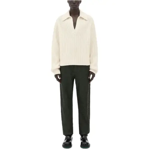 Bottega Veneta SS23 Polo Shirt Men's White