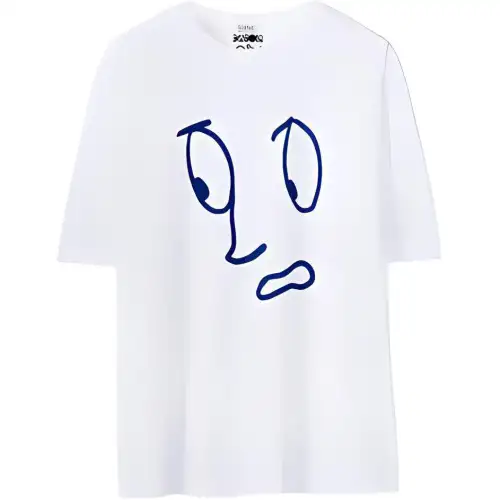 LOEWE T Shirts Men's White Crew Neck Moderate Straight Fit