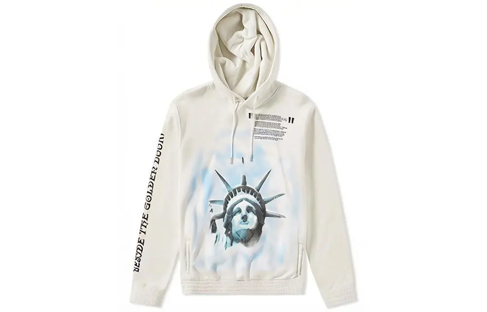 OFF WHITE Liberty Print Cotton Hoodie