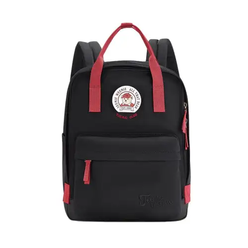 Teenie Weenie Fabric Backpack Regular Unisex Khaki/Classic Black/Maroon