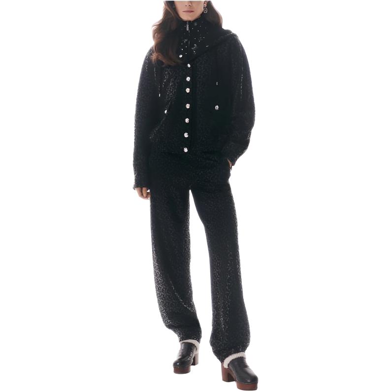 CHANEL 23N Casual Pants Women's Black