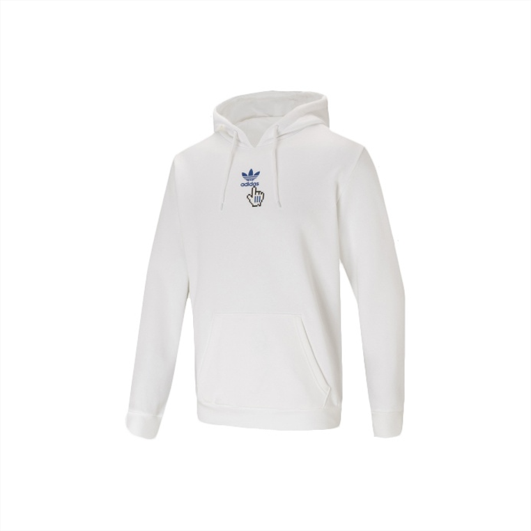 Мужское худи adidas originals Sha Kc Hood 1 (белое) — фото 1
