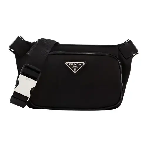 PRADA Fabric Sling Bag, Crossbody Bag, Shoulder Bag Medium Men's Black