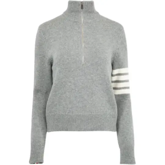 Thom Browne 4-Bar jersey-stitch merino-wool sweater