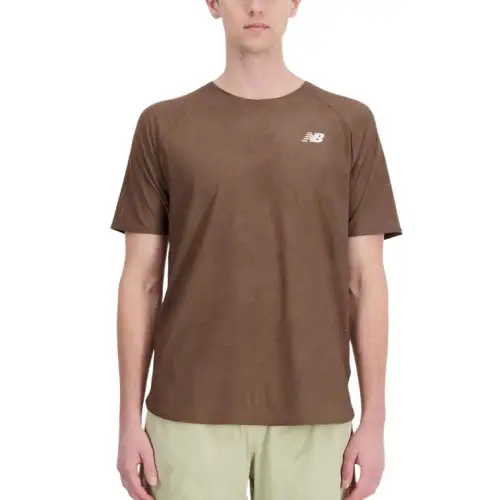 New Balance T Shirt Men's Brown