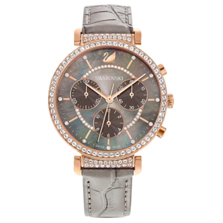 Женские часы Swarovski Uptown Passage Chrono (серые)