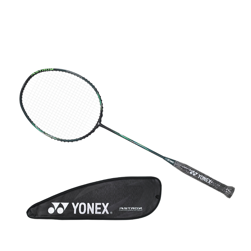 YONEX Tianfu AX Jet Black BKEX Full Carbon Badminton Rackets Offensive Type Heavy Head, Stiff Shaft Advanced Level