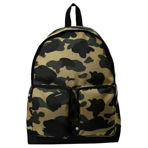 A BATHING APE Bape Fabric Backpack Unisex Camouflage