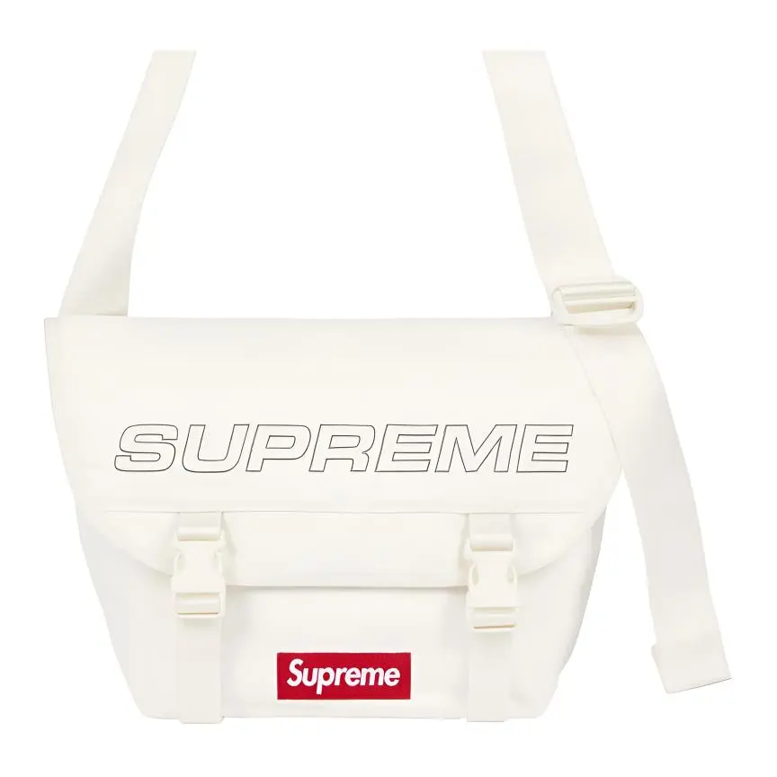 Supreme Nylon Messenger Bag Crossbody Bag Regular Unisex White