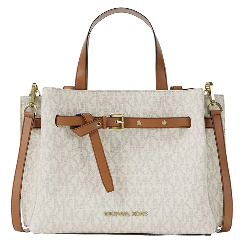 Женская сумка MICHAEL KORS Emilia (ванильно-коричневая)