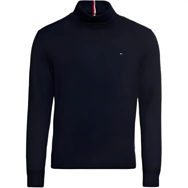 Tommy Hilfiger Flag Embroidered-logo Roll Neck Jumper