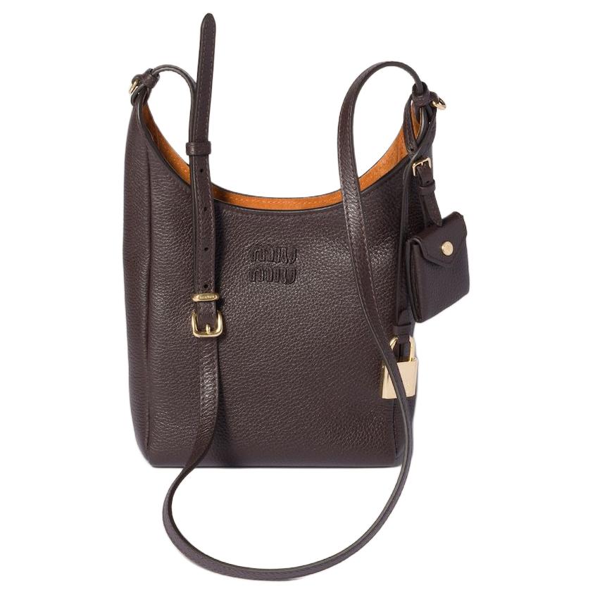 Женская сумка MIU MIU Bucket Bag (коричневая)