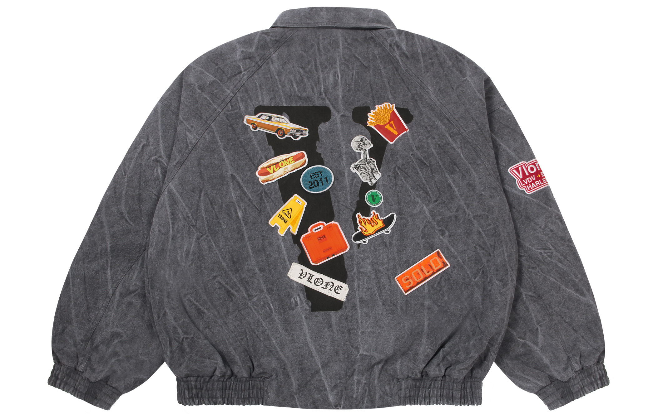 Куртка VLONE LOGO (черная)