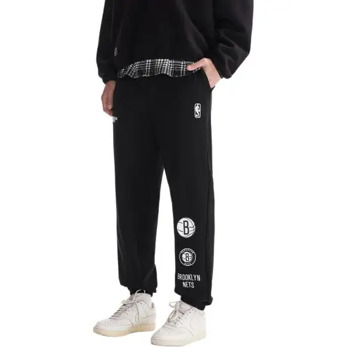 JACK JONES· x NBA Jack&Jonesxnba Knitted Sweatpants Unisex Light Heather Gray