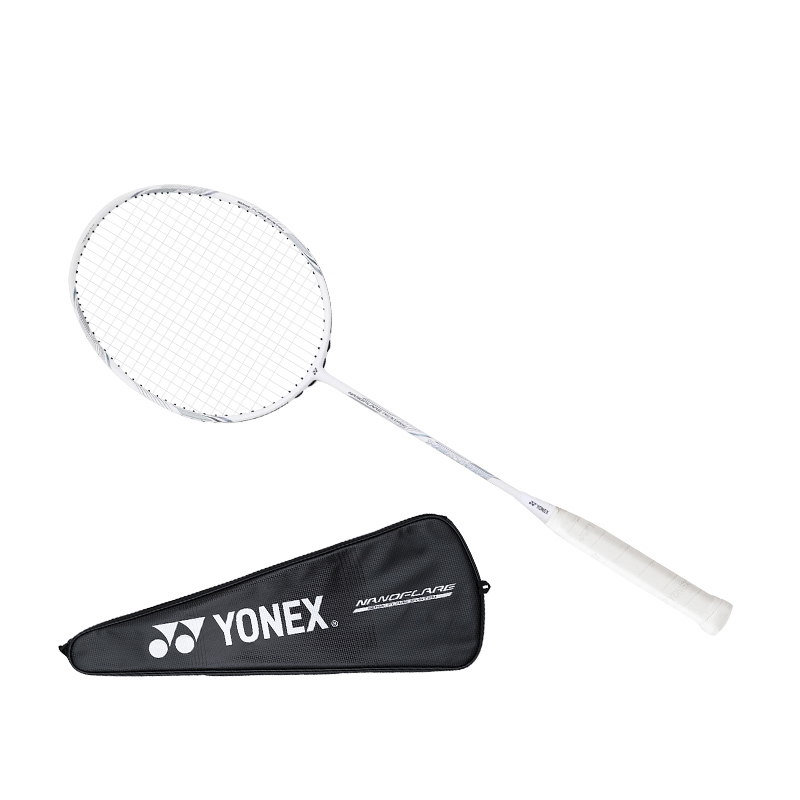 YONEX Light Collection NF NTEX Full Carbon Badminton Rackets Speed Type Enhanced Swing Speed Advanced Level White Gray