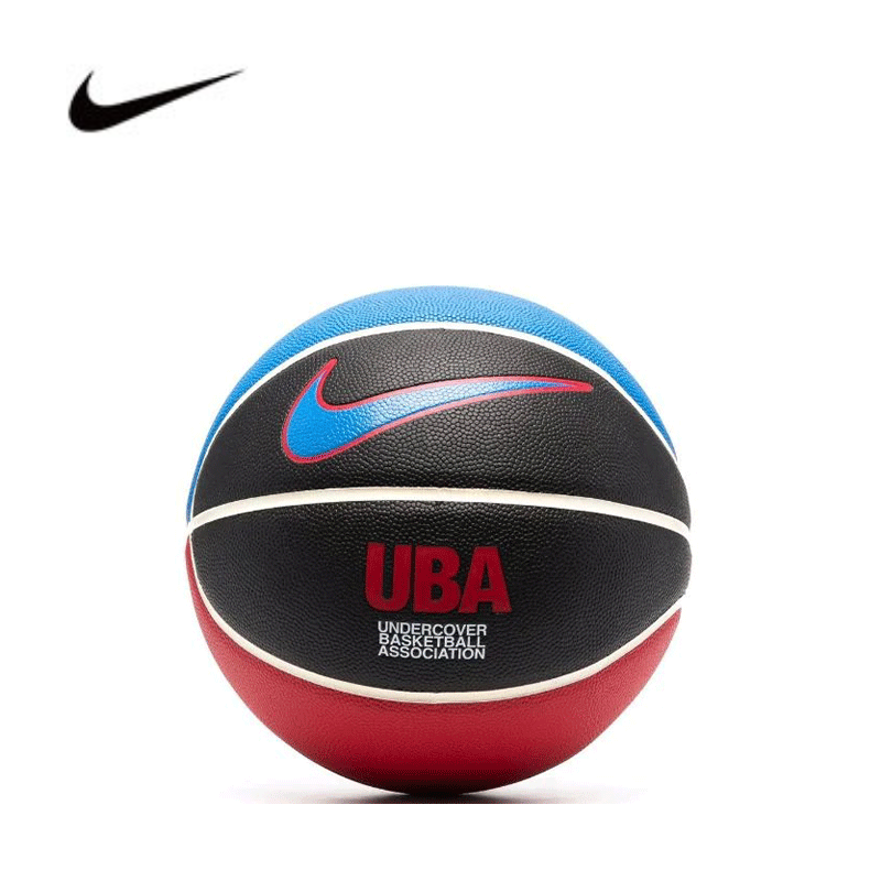 Nike Synthetic Leather Basketball Red Black Blue Size 7 Ball Competition China Mainland Version