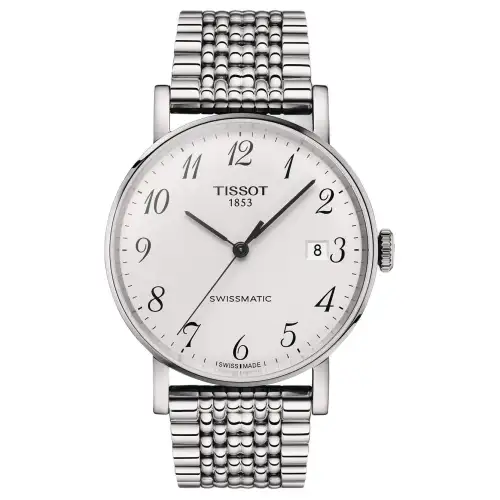 TISSOT Meishi Collection Automatic Mechanical Movement Men's Watches Watch 40mm Silver Dial Stainless Steel Case