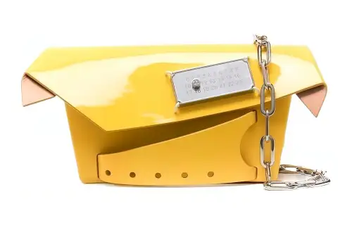 Maison Margiela Cow Leather Shoulder Bag Women's Yellow