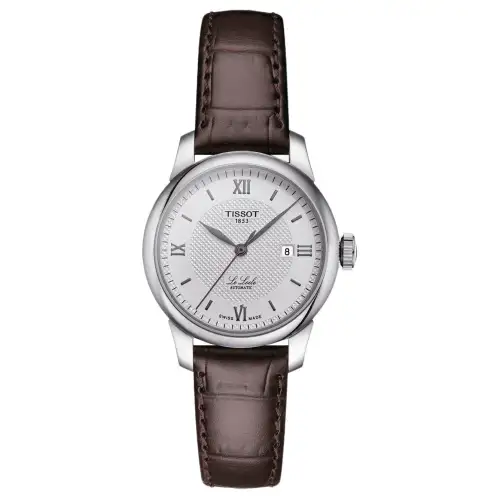 TISSOT Le Locle Collection Automatic Mechanical Movement 30m Waterproof Women's Watch 29mm Silver Dial