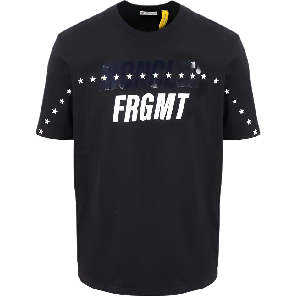 Мужские футболка MONCLER GENIUS x FRGMT (черный)