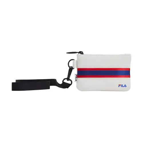 FILA Minimalist Style Pu Wallet Mini Unisex Legend White