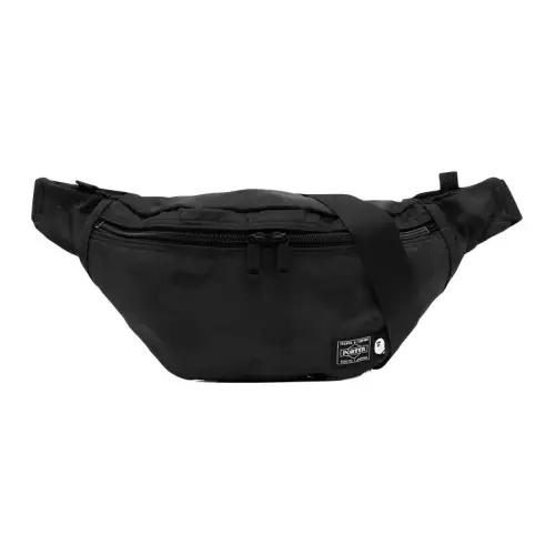 A BATHING APE Bape Polyester Fanny Pack Regular Unisex Black