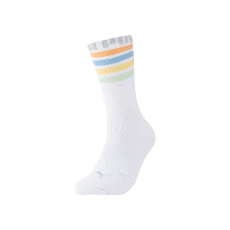 PUMA Knee High Socks Unisex 1 Pair White