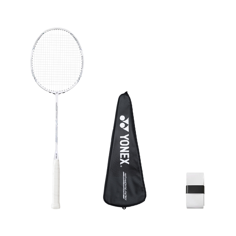 YONEX Light Collection NF NTEX Full Carbon Badminton Rackets Speed Type Enhanced Swing Speed Advanced Level White Gray