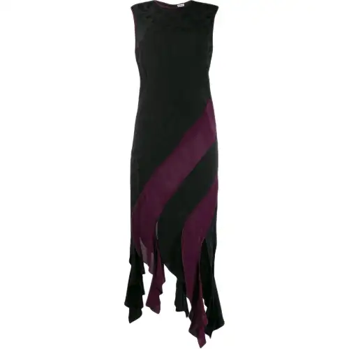 LOEWE Sleeveless Dresses Women's Black Moderate Mid Length