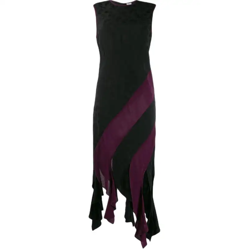 LOEWE Sleeveless Dresses Women's Black Moderate Mid Length
