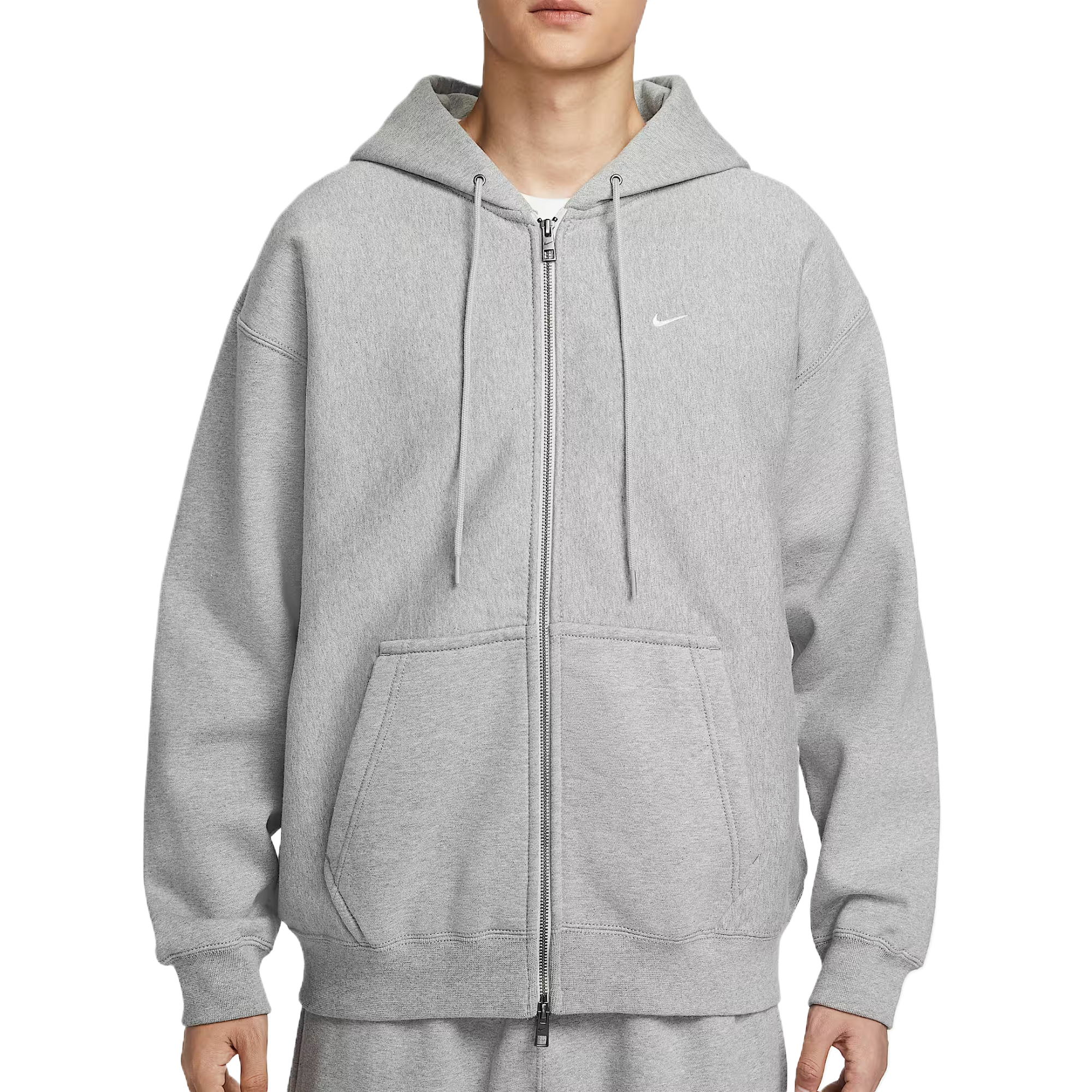 Мужское худи Nike Solo Swoosh (серое)