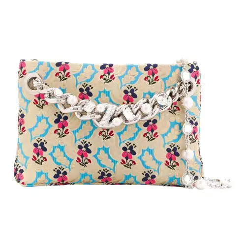 MIU MIU Fabric Handbag, Shoulder Bag Women's Multicolor