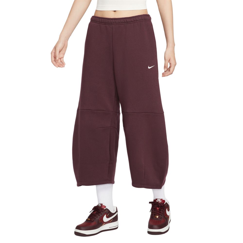 Женские штаны Nike NSW PHNX BARREL LEG (коричневые)