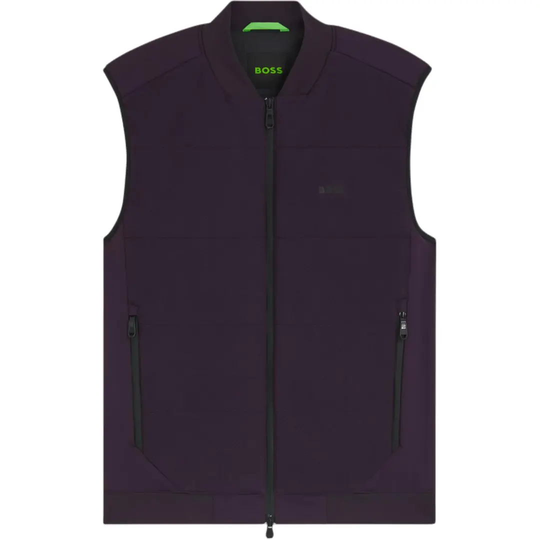 HUGO BOSS Vests Men's Dark Purple Moderate