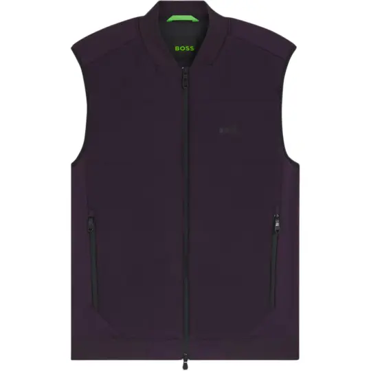 HUGO BOSS Vests Men's Dark Purple Moderate