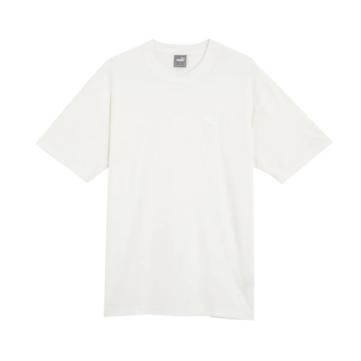 PUMA Drop Shoulder Sleeve T-Shirt Men's White
