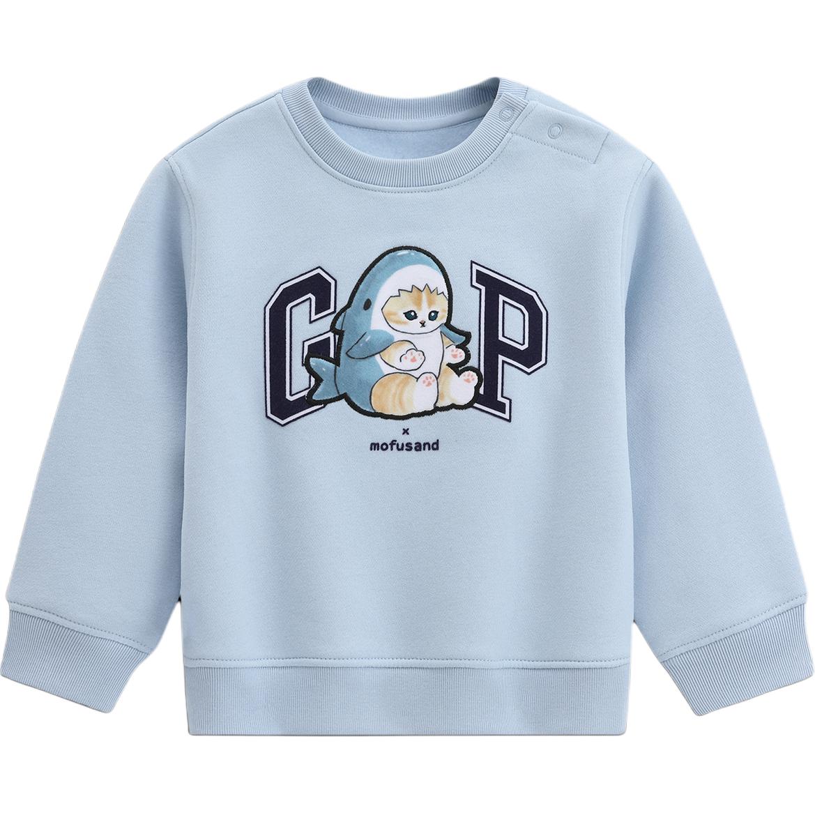 Детская толстовка GAP x mofusand (серая)